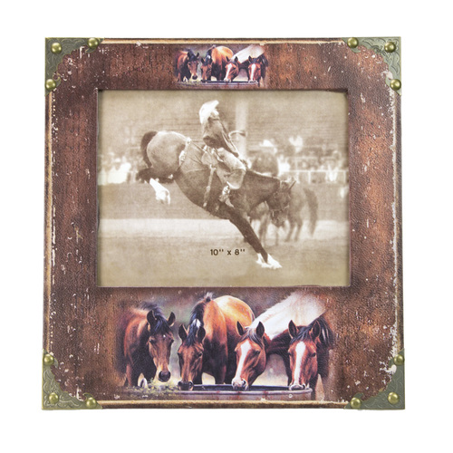 Photo Frame - 10x8 - Horses at the Trough Print - 7029