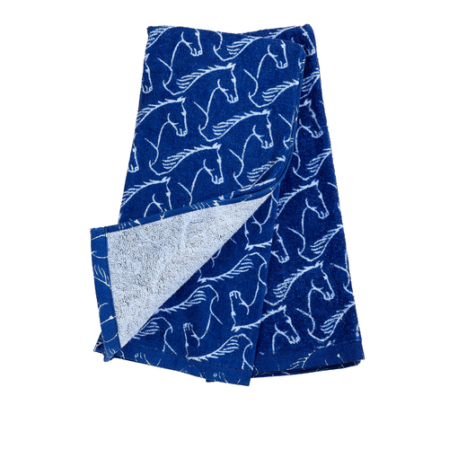 Kitchen Towel -  Blue - Horse Head Embellished - [HT-346BL]