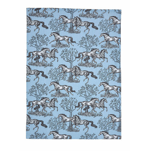 Kitchen Towel - Lila Blue Toile Print - [HT-395]