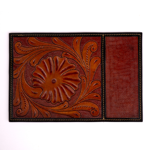 Placemat - Tooled Leather -  Set of 4  - [Code P101-22]