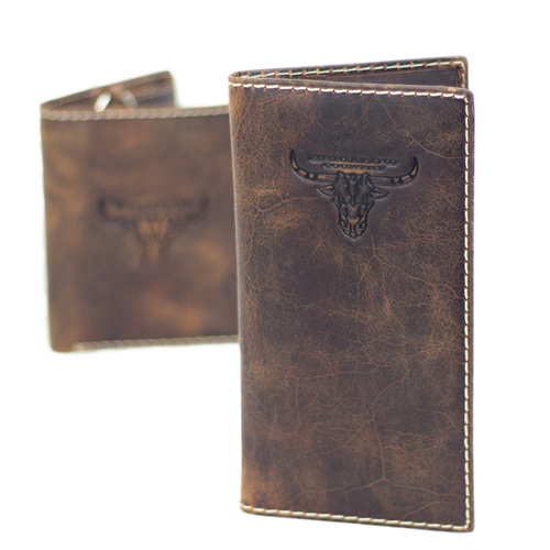 Wallet - Leather - Distressed - Brigalow Steerhead - [5005-A ]