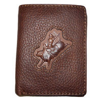 Wallet - Leather - Distressed - Bull Rider - [5017-B]
