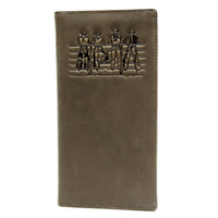 Dark Brown Leather Rodeo Brand - Fence - 5104A