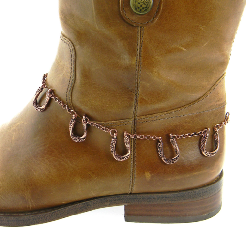5-Horseshoe Boot Chain in Copper - BOT161108-01COP