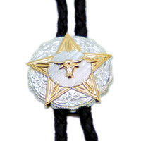 Bolo Tie - Steer Head Star - [Bolo-5]