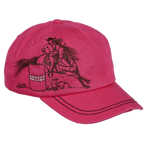Pink - Embroidered Barrel Racer -  (BC-118PK)
