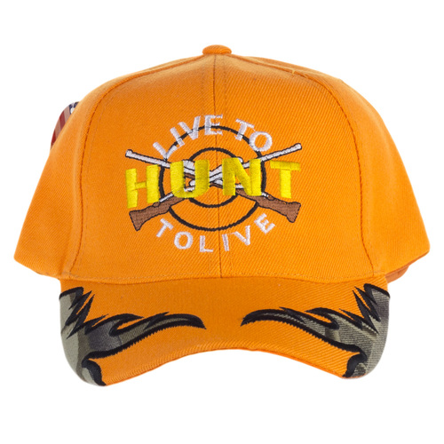 Cap - Live to Hunt - Orange - LT01BO