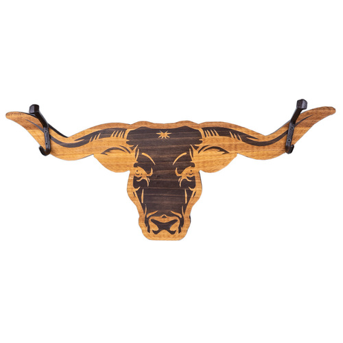 Wall Signs -  Timber -  Longhorn Hat Racks - [ Code DL08]
