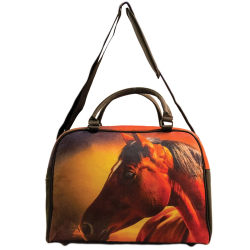 Overnight Bag - Sunset Horse Head - Felt - FB01