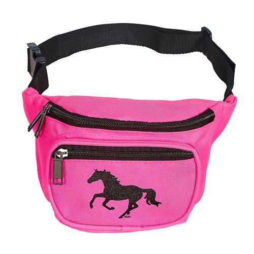 Neon Pink Bum Bag - "Lila" Horse Print - GG693PK