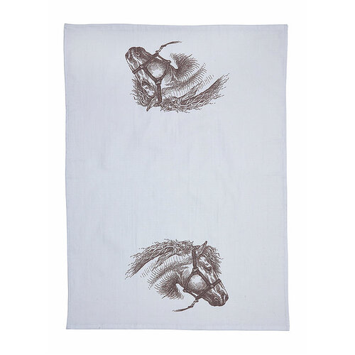 Kitchen Towel - Vintage Horse Head Print - [HT-353]