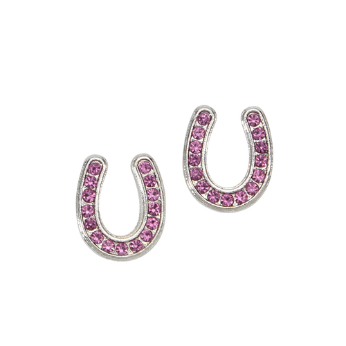 Earings - Western Horseshoe Pink Colour - JE143PK