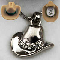Necklace - Cowboy Hat - JN913