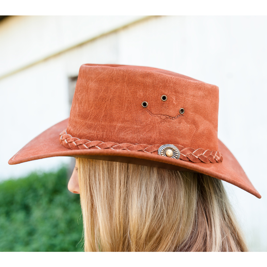 Redrock Suede Leather Hat - Code 215