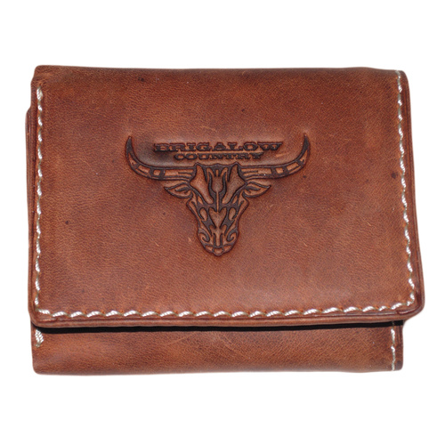 Wallet - Leather - Distressed - Brigalow Steerhead - [5005-C]