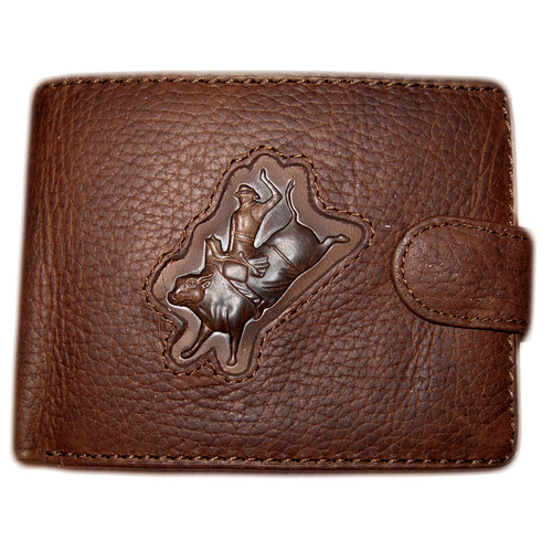 Wallet - Leather - Distressed - Bull Rider - [5017-E]