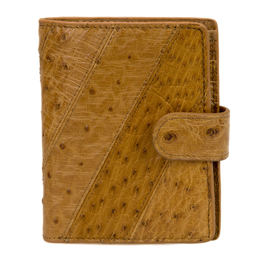 Genuine Ostrich Leather TAN Wallet/Purse - 5041
