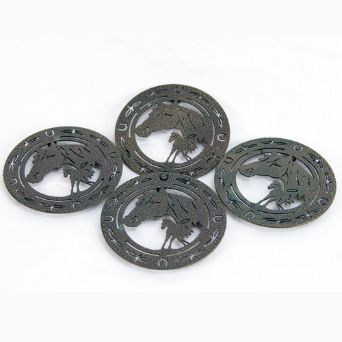 Metal Coasters - Set of 4 - 7202