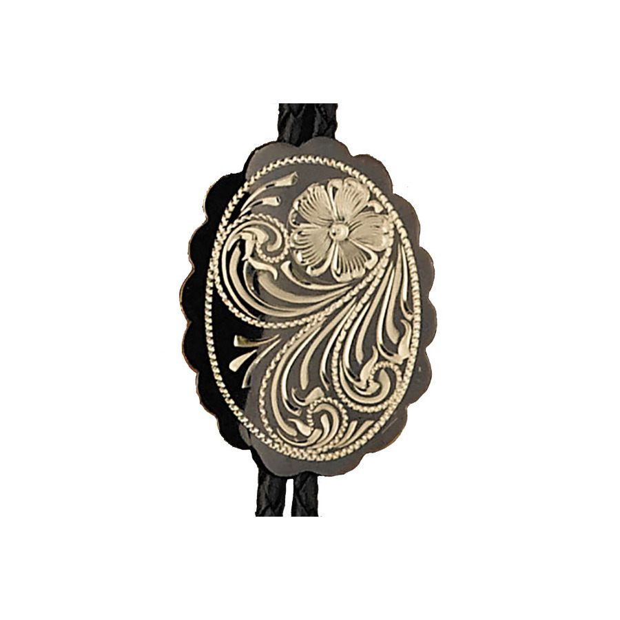 Bolo Tie -  German Silver - [Bolo-32]
