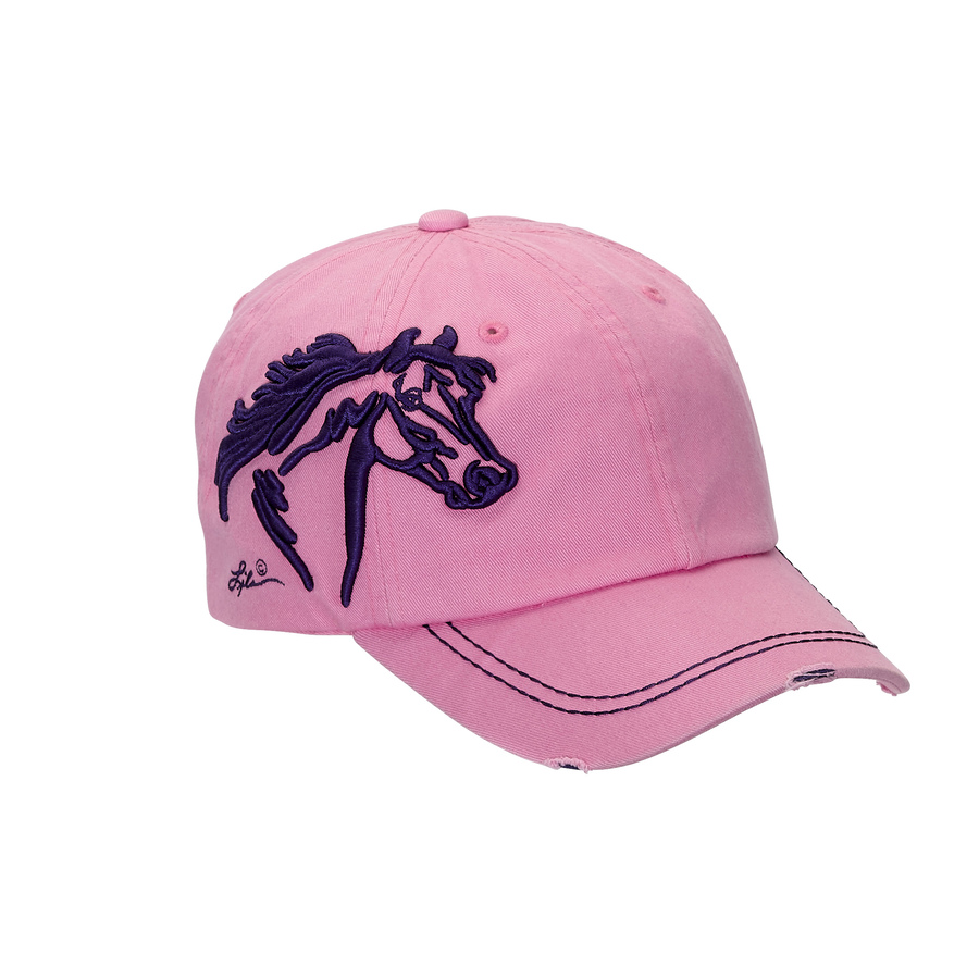 Pink - Embroidered Horse Head (BC-113PK)