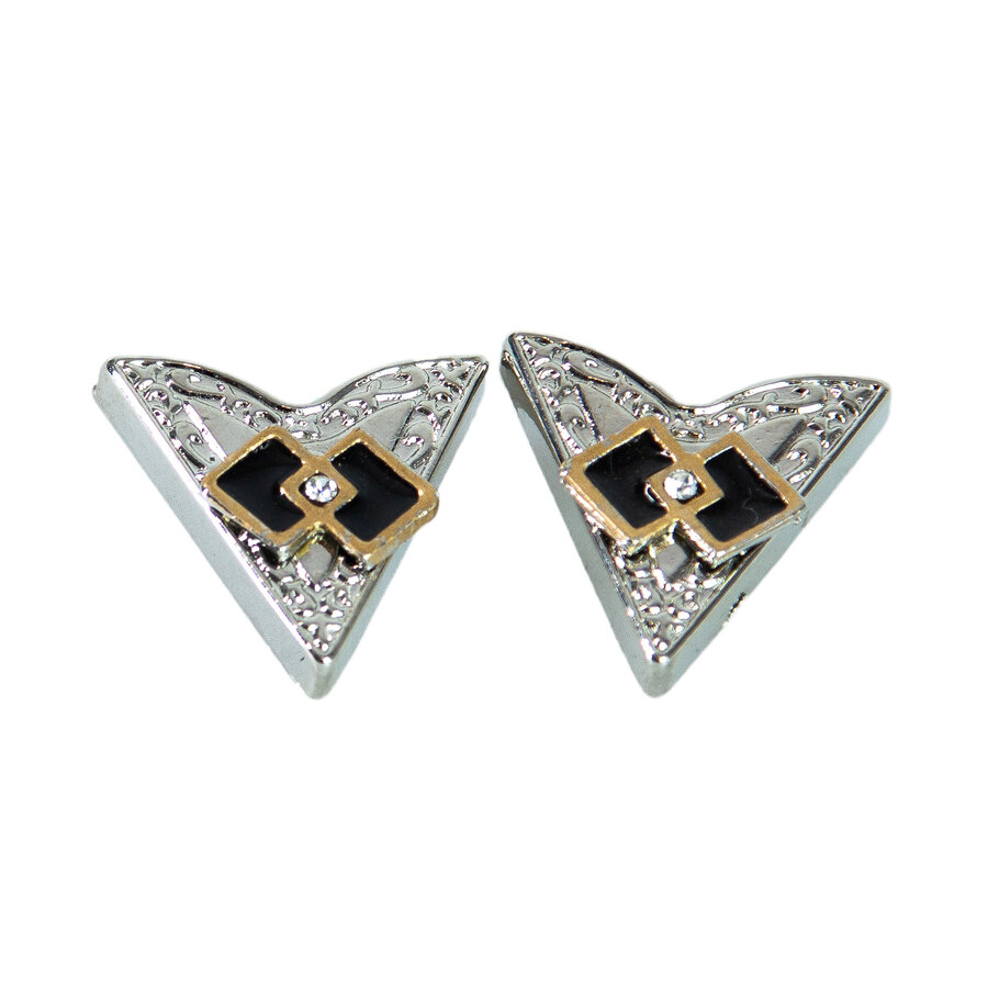 Collar Tip - Square Dance - [CT-27] - Sold as Pair