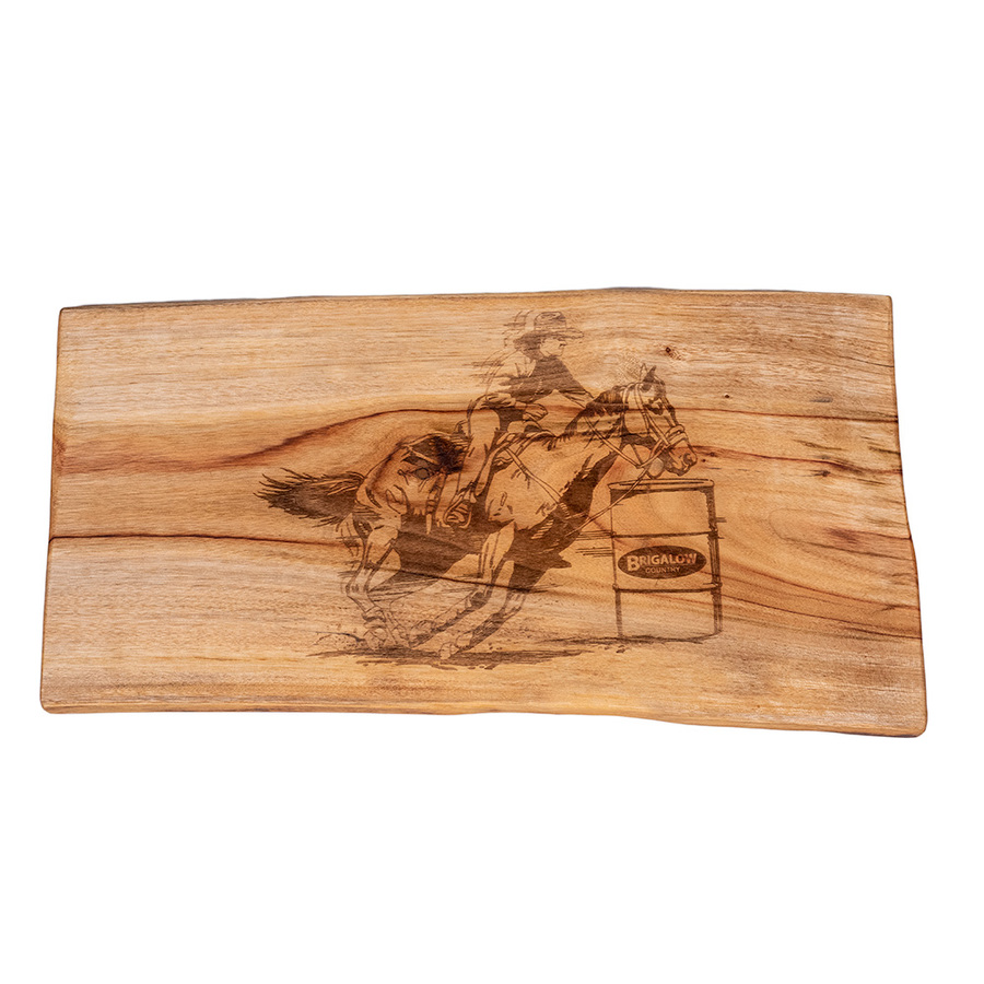Cutting Board - Barrel Racer - Camphor Laurel  - [ Code DL-04]