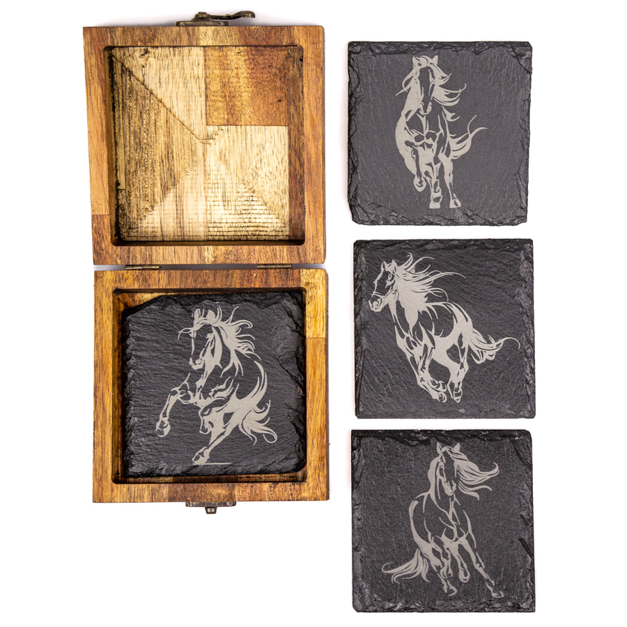 Coasters - Slate - Set Of 4 - [ Code DL03]