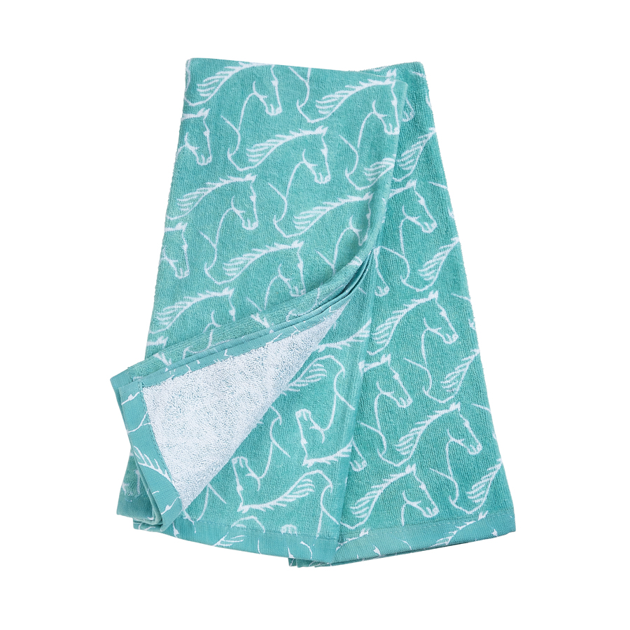 Kitchen Towel - Jade - Horse Head Embellished - [HT-346JD]