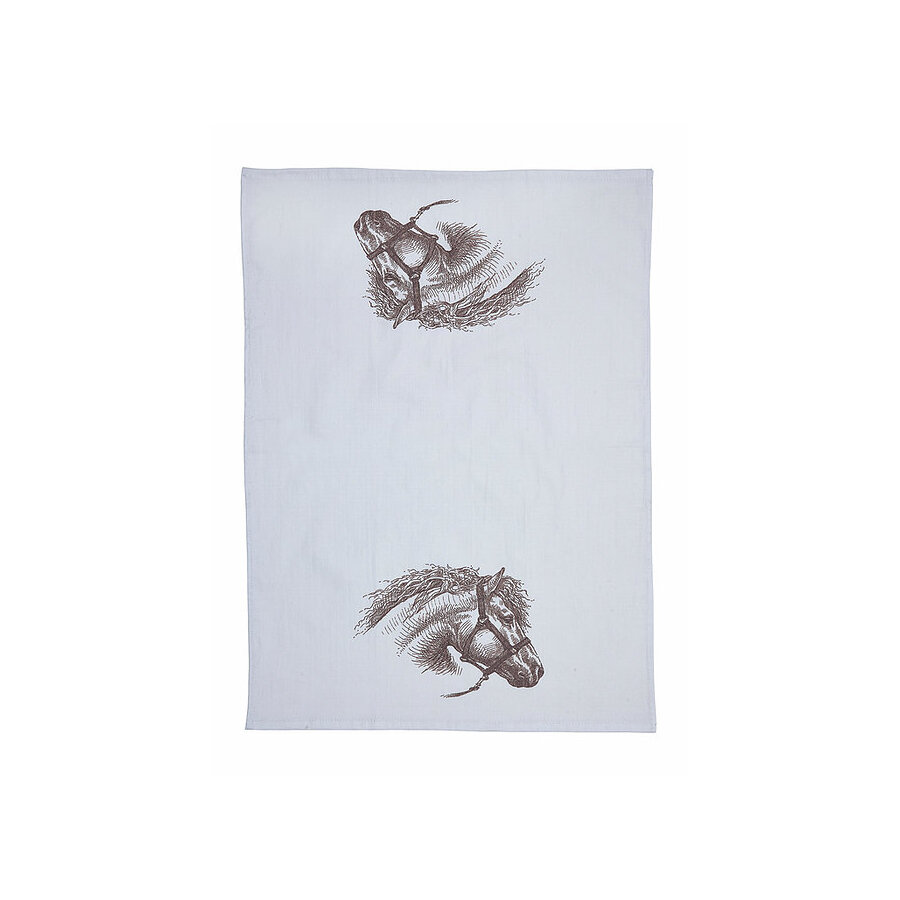 Kitchen Towel - Vintage Horse Head Print - [HT-353]