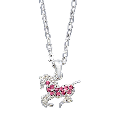 Necklace - Precious Pony Pink -  Gift Boxed - JN896PK