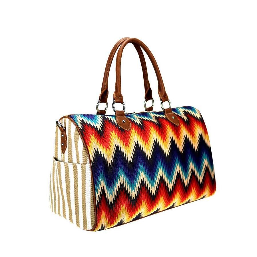 Canvas Weekender - Large - Aztec Collection - [MW930-5110BR]
