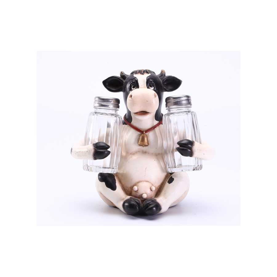 Dairy Cow Resin Resin Salt & Pepper Shaker Set - SP-06