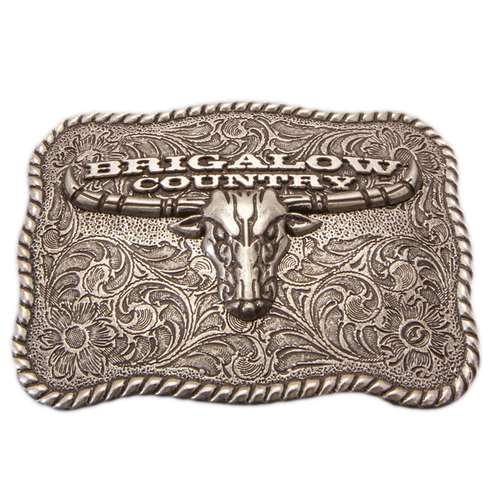 WESTERN COWBOY/COWGIRL LONGHORN STEER BULL TROPHY BELT BUCKLE - BRAND NEW!!!